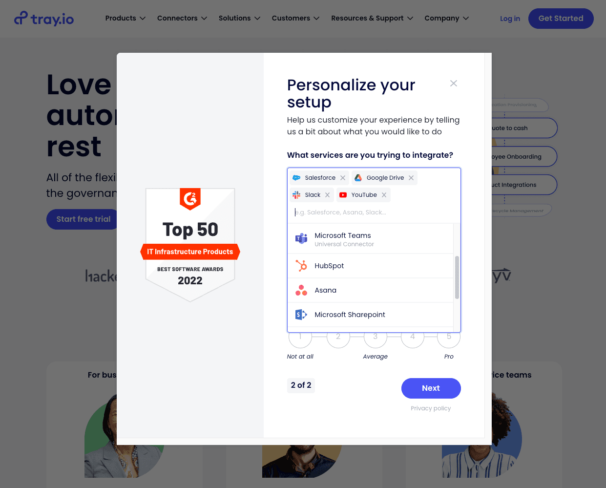 Tray.io: New design system & UX improvements